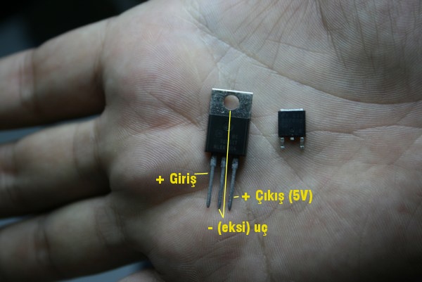 2S LiPO ile alıcı besleme devresi