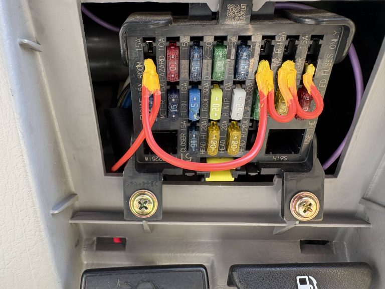 Switching Mazda Bongo Interior Systems to the Leisure Battery