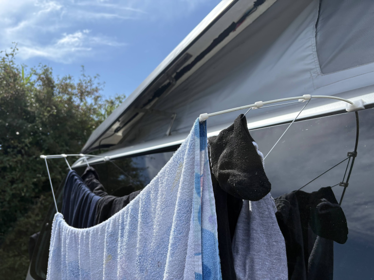 Clothesline for Mazda Bongo :)